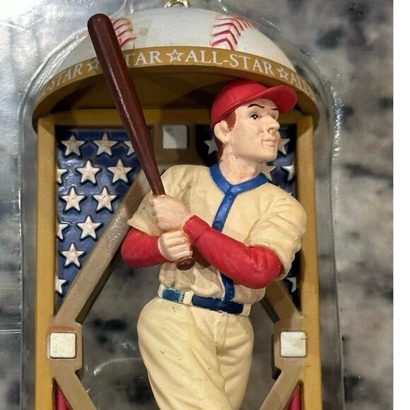 Vintage Heirloom Collection Baseball Ornament in Box Plays Take Me Out Ballgame - Picture 10 of 16